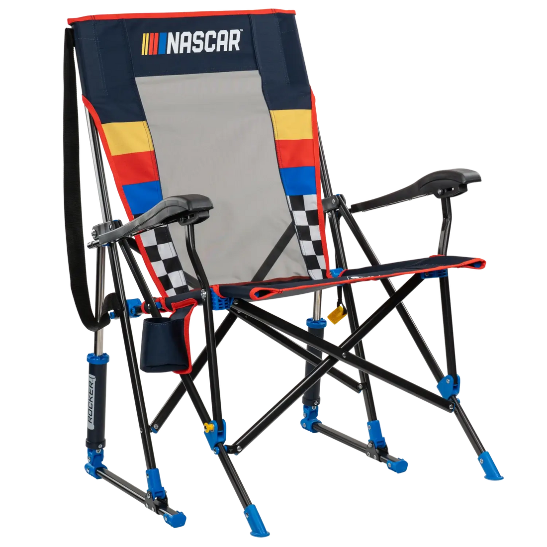 Luxury Camp RoadTrip Rocker - NASCAR For Him - Choice 453 - Patented Spring-Action Rocking Chair for Camping - Default Title