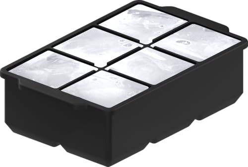 Minimalist KitchFort Large Silicone Ice Cube Tray (2-Pack), convenient Release Collection