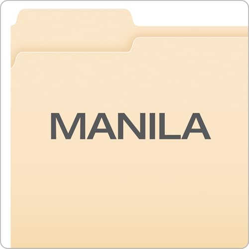 Classic Pendaflex File Folders, 250 Bulk Pack, sturdy Manila Folders, Collection