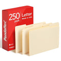 Classic Pendaflex File Folders, 250 Bulk Pack, sturdy Manila Folders, Collection