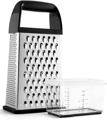 Eco-Friendly Urbanstrive Cheese Grater With Container Box Grater Stainless Steel Essentials