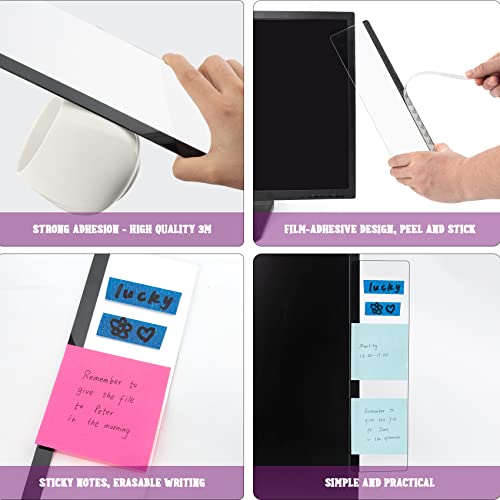 Minimalist MDOZQ Office Desk Accessories 2pcs Computer Monitor Essentials