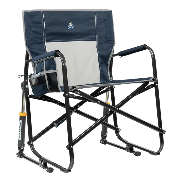 Heavy-Duty Freestyle Freestyle Rocker XL - Choice 552 - RoadTrip Rocker Smooth Motion Camp Chair - Indigo