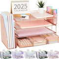 Classic gianotter Desk Organizers and Accessories with File Holder, 4-Tier for Daily Use