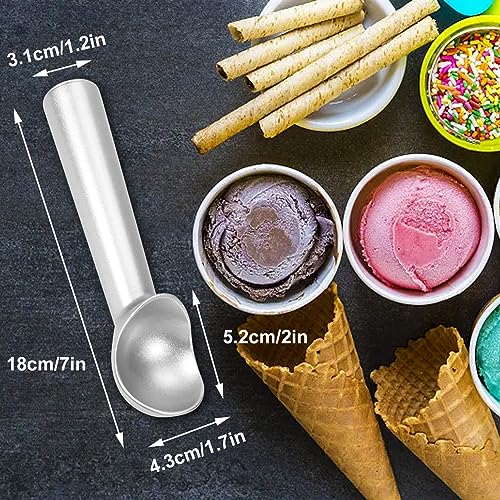 Minimalist Ice Cream Scoop,7 inches Nonstick Anti-Freeze One Piece Essentials