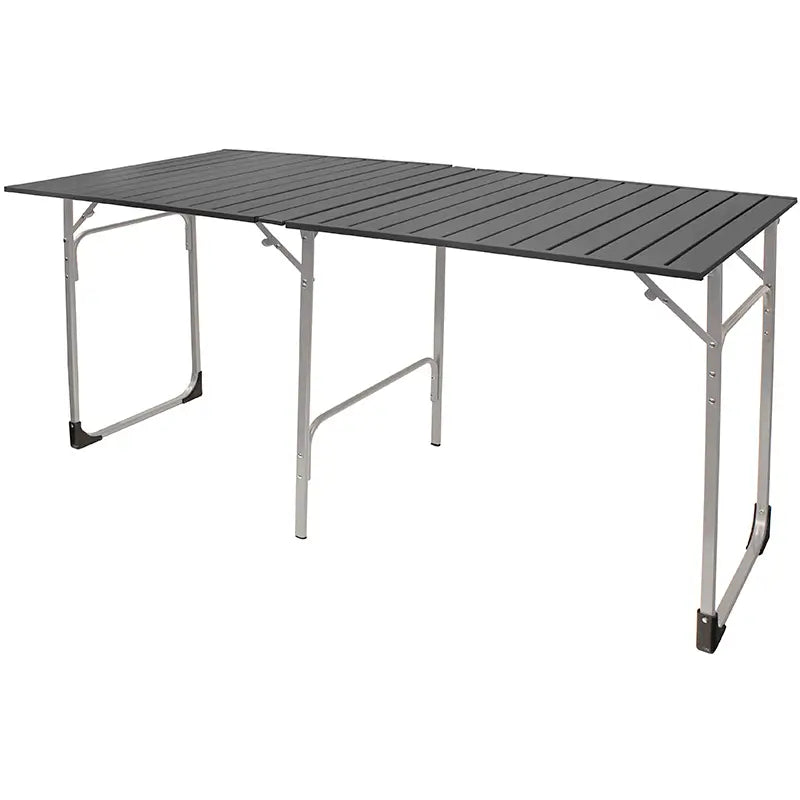 Multi-Functional Cook Slim-Fold Table XL - Choice 651 - Portable Camping Table with Heat-Resistant Countertop - Default Title