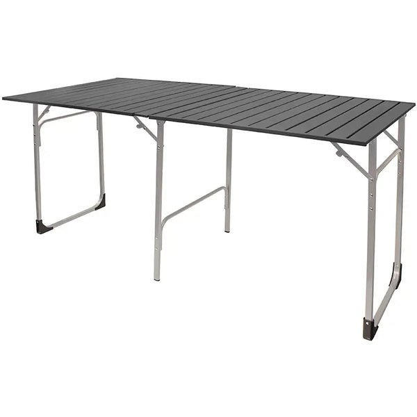 Multi-Functional Cook Slim-Fold Table XL - Choice 651 - Portable Camping Table with Heat-Resistant Countertop - Default Title