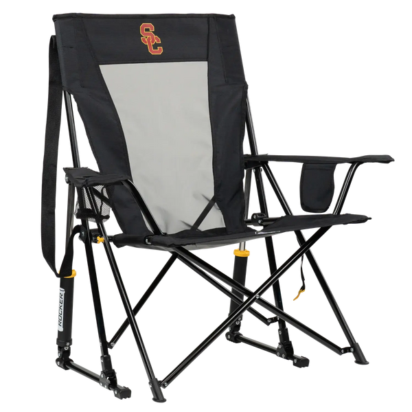 Patented Spring-Action College Comfort Pro Rocker - USC Trojans - Choice 856 - Freestyle Rocker Portable Outdoor Folding Chair - Default Title