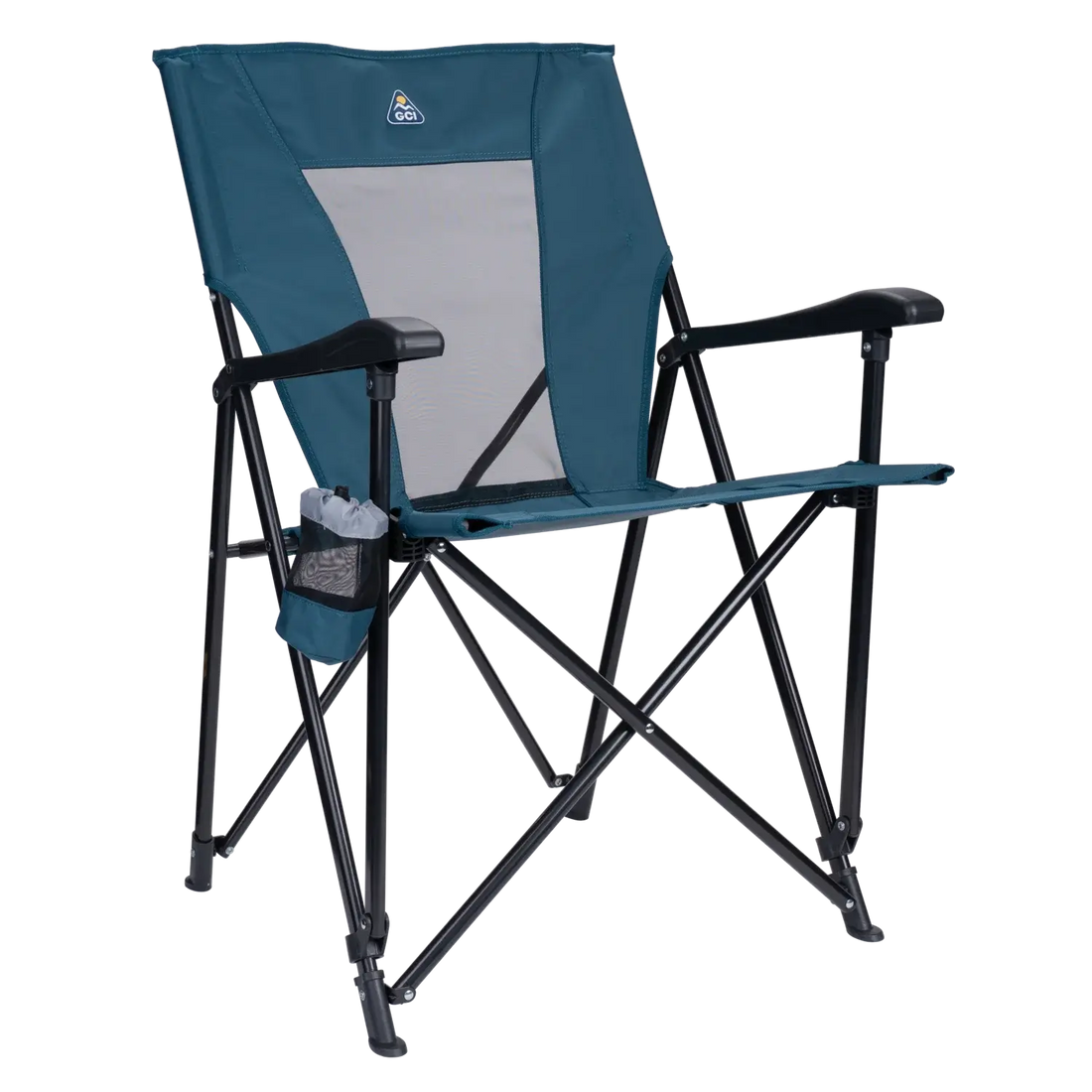 Micro-Folding Eazy Chair - Choice 976 - Ultra-Lightweight Telescoping PackSeat Travel Stool - Teal
