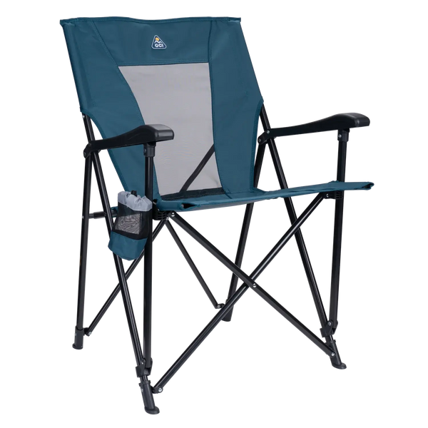 Micro-Folding Eazy Chair - Choice 976 - Ultra-Lightweight Telescoping PackSeat Travel Stool - Teal