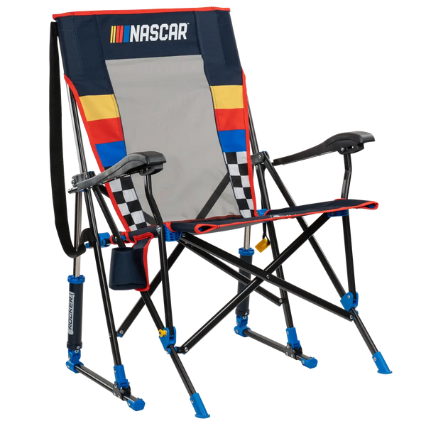 Luxury Camp RoadTrip Rocker - NASCAR For Him - Choice 453 - Patented Spring-Action Rocking Chair for Camping - Default Title